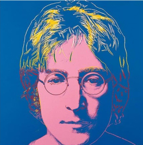 John Lennon artwork by Andy Warhol.